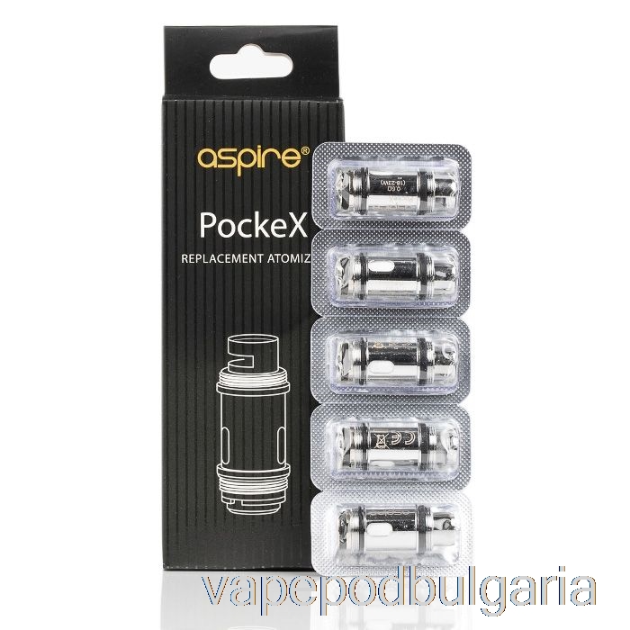 Vape Течности Aspire Pockex резервни бобини 0.6ohm бобини